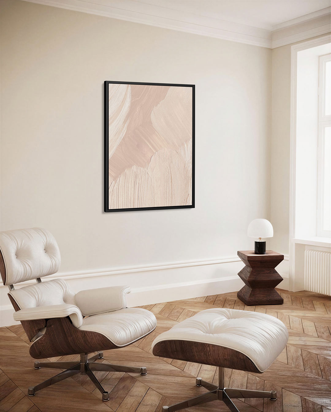 Zachte penseelstreken Kunstwerk