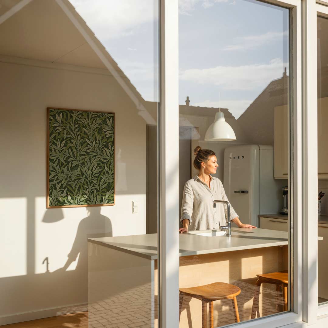 Botanische Bladeren Wandposter-WallArtistic