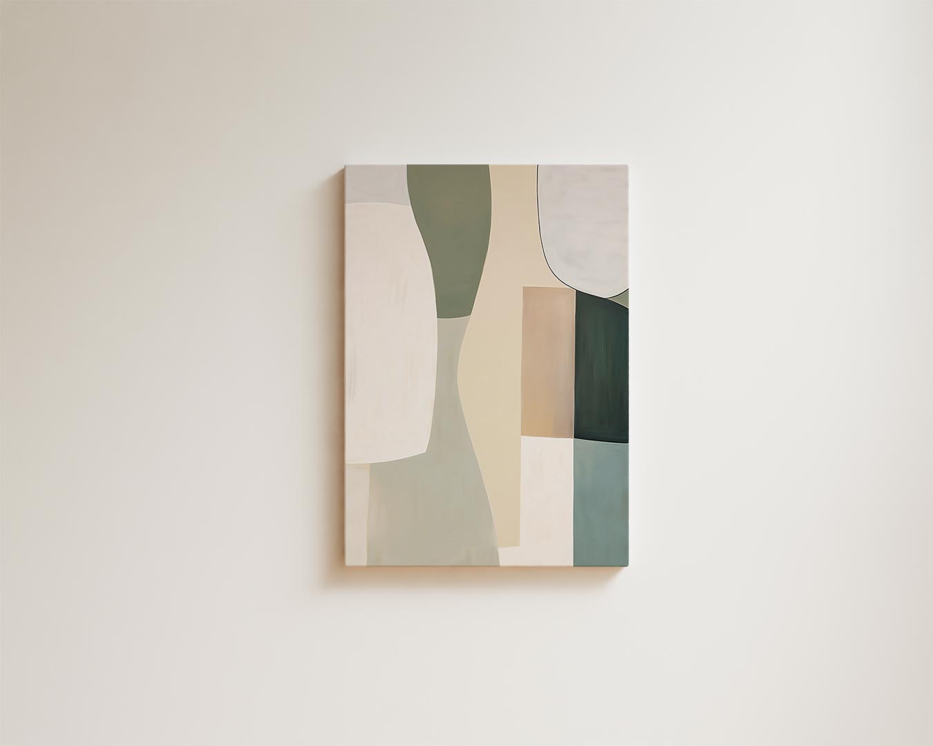 Moderne Abstracte Compositie Kunstwerk-canvas-dibond-plexiglas-wanddecoratie-WallArtistic