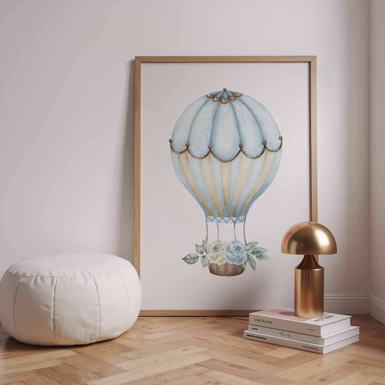 Dromerige Luchtballon Poster-WallArtistic
