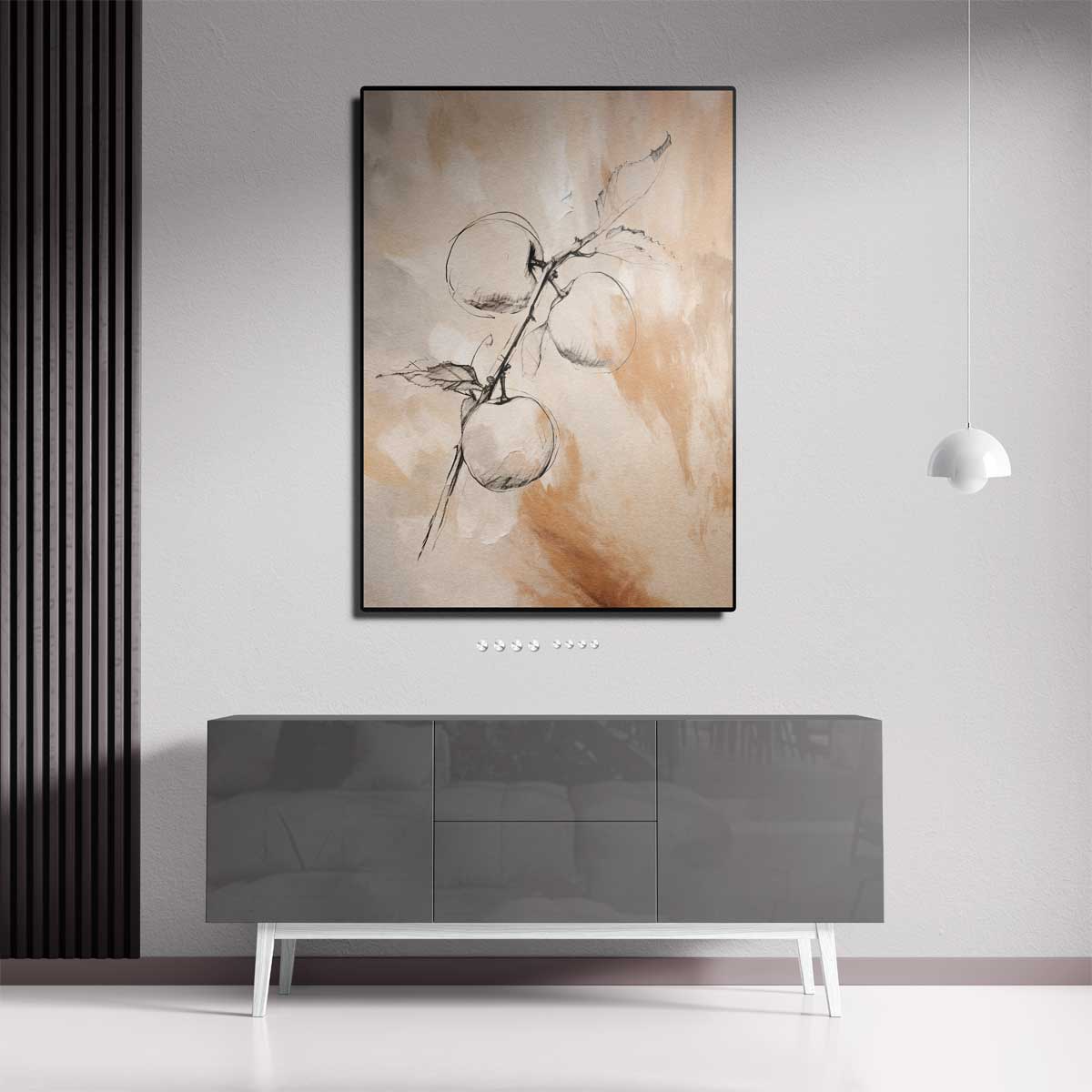 Elegante Appelstudie Kunstwerk-canvas-dibond-plexiglas-wanddecoratie-WallArtistic