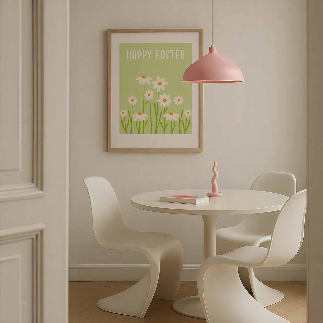 Vrolijke Paasbloemen Poster