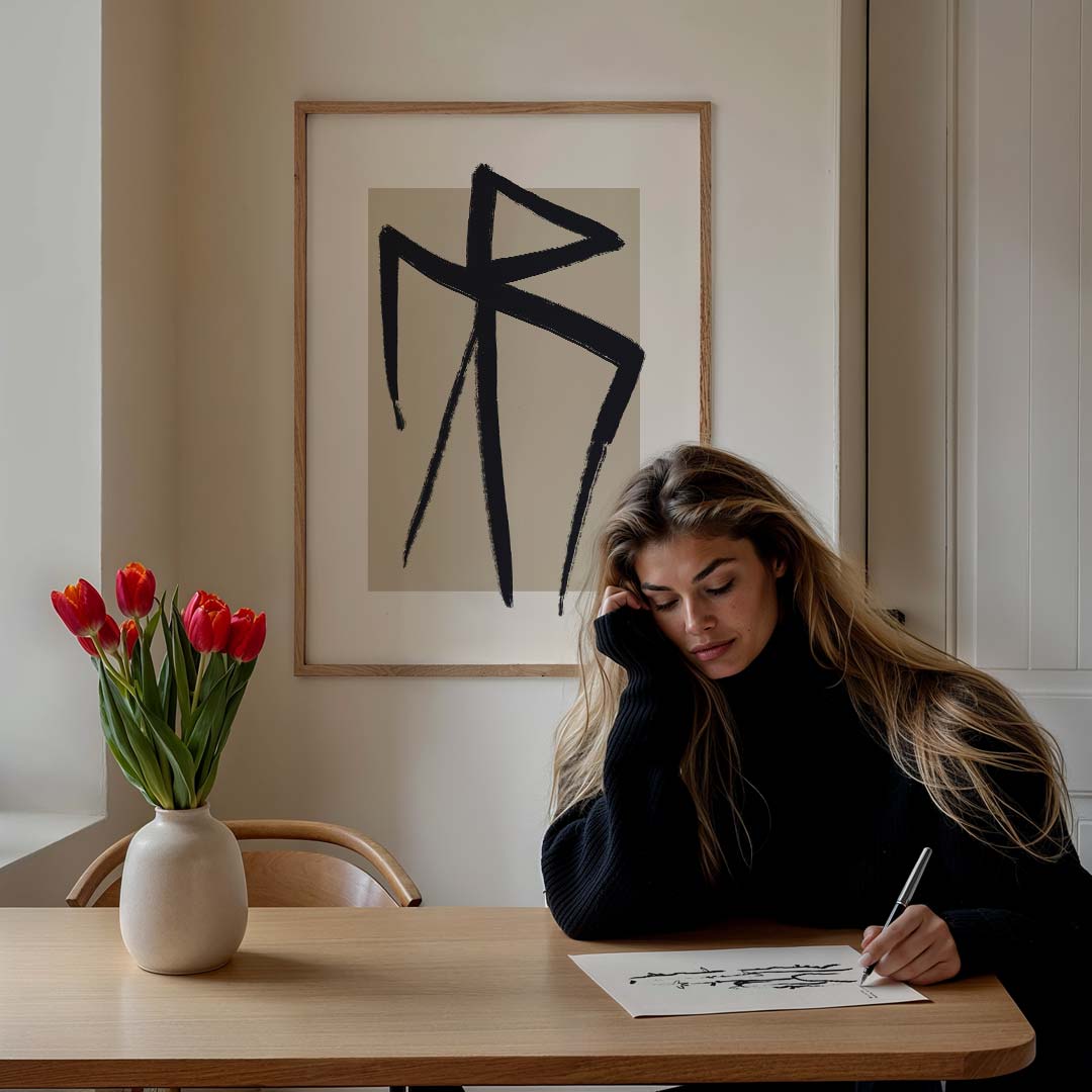 Moderne Abstracte Kunstposter-WallArtistic