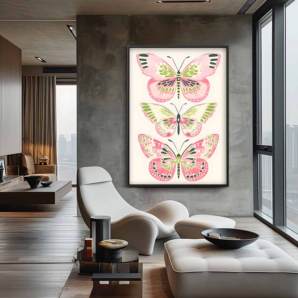 Vlinderdroom Kunstwerk Kunstwerk-canvas-dibond-plexiglas-wanddecoratie-WallArtistic
