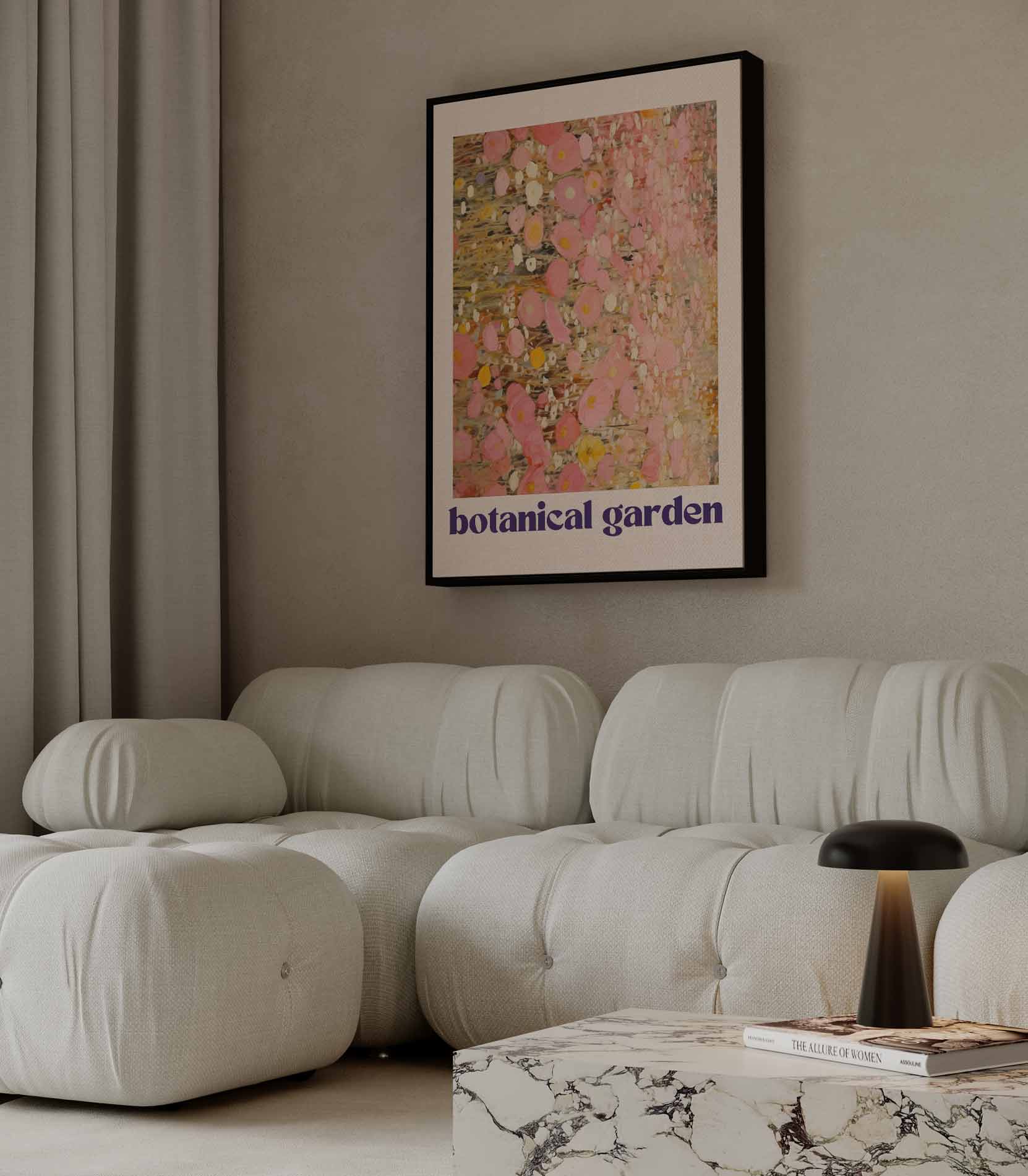 Botanische Tuin Kunstwerk-canvas-dibond-plexiglas-wanddecoratie-WallArtistic