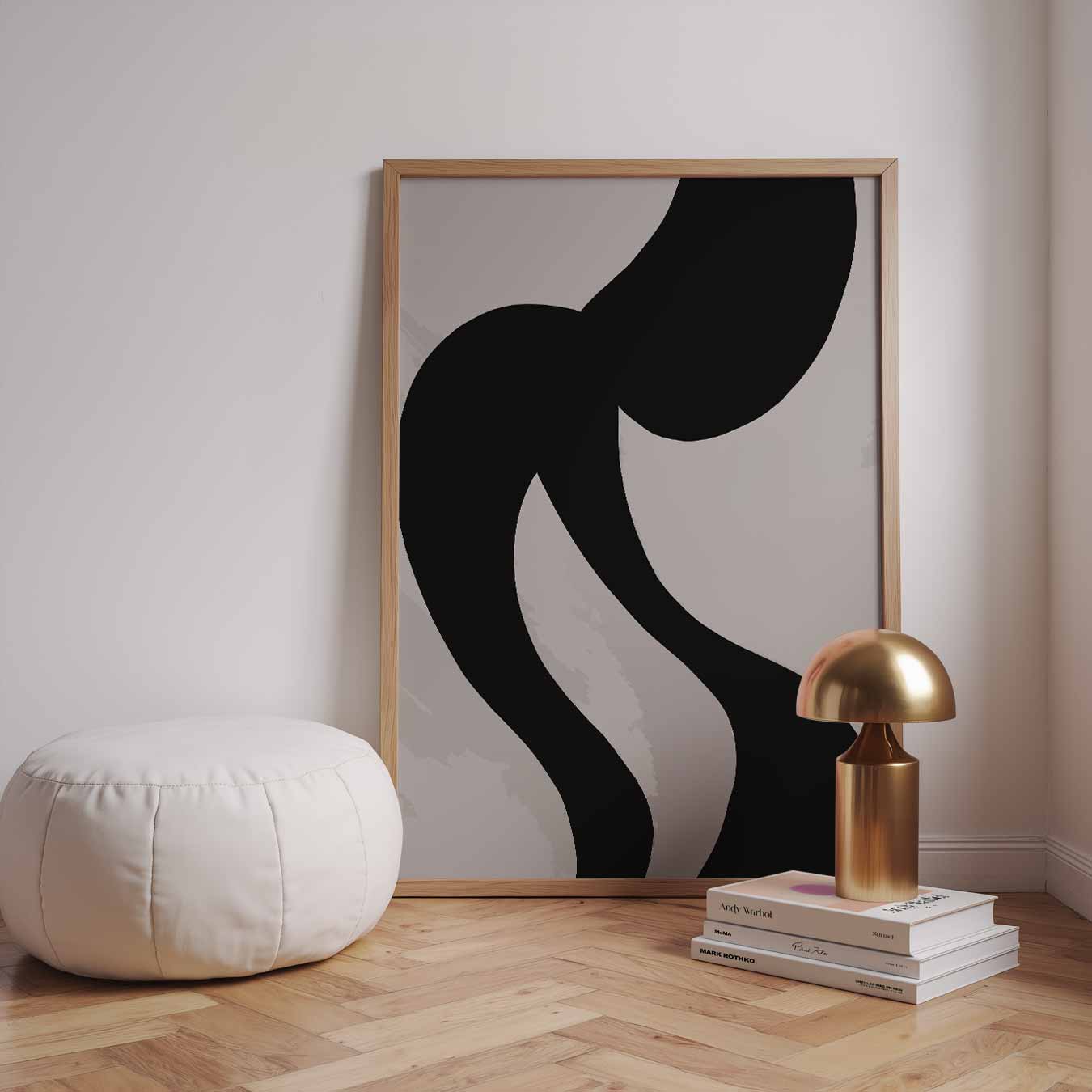 Abstracte Elegantie Wall Art Poster-WallArtistic