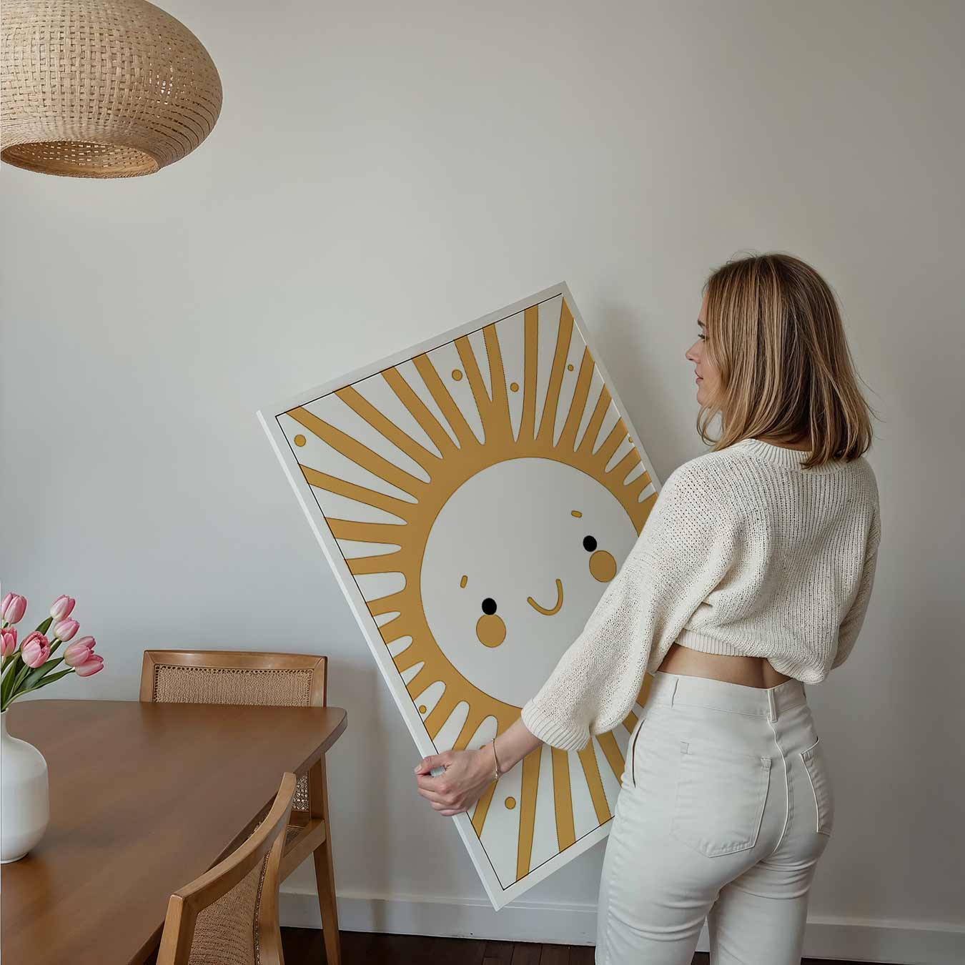 Zonnige Glimlach Poster-WallArtistic