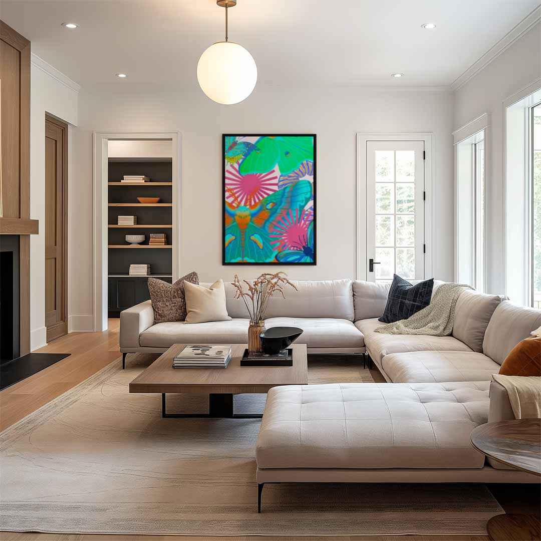 Abstract kunstwerk Kunstwerk-canvas-dibond-plexiglas-wanddecoratie-WallArtistic