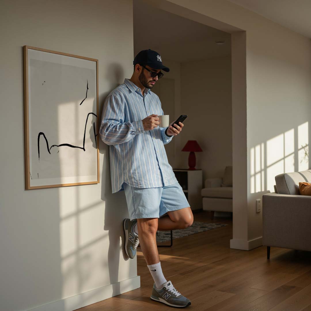 Minimalistische Kunstlijn Poster-WallArtistic