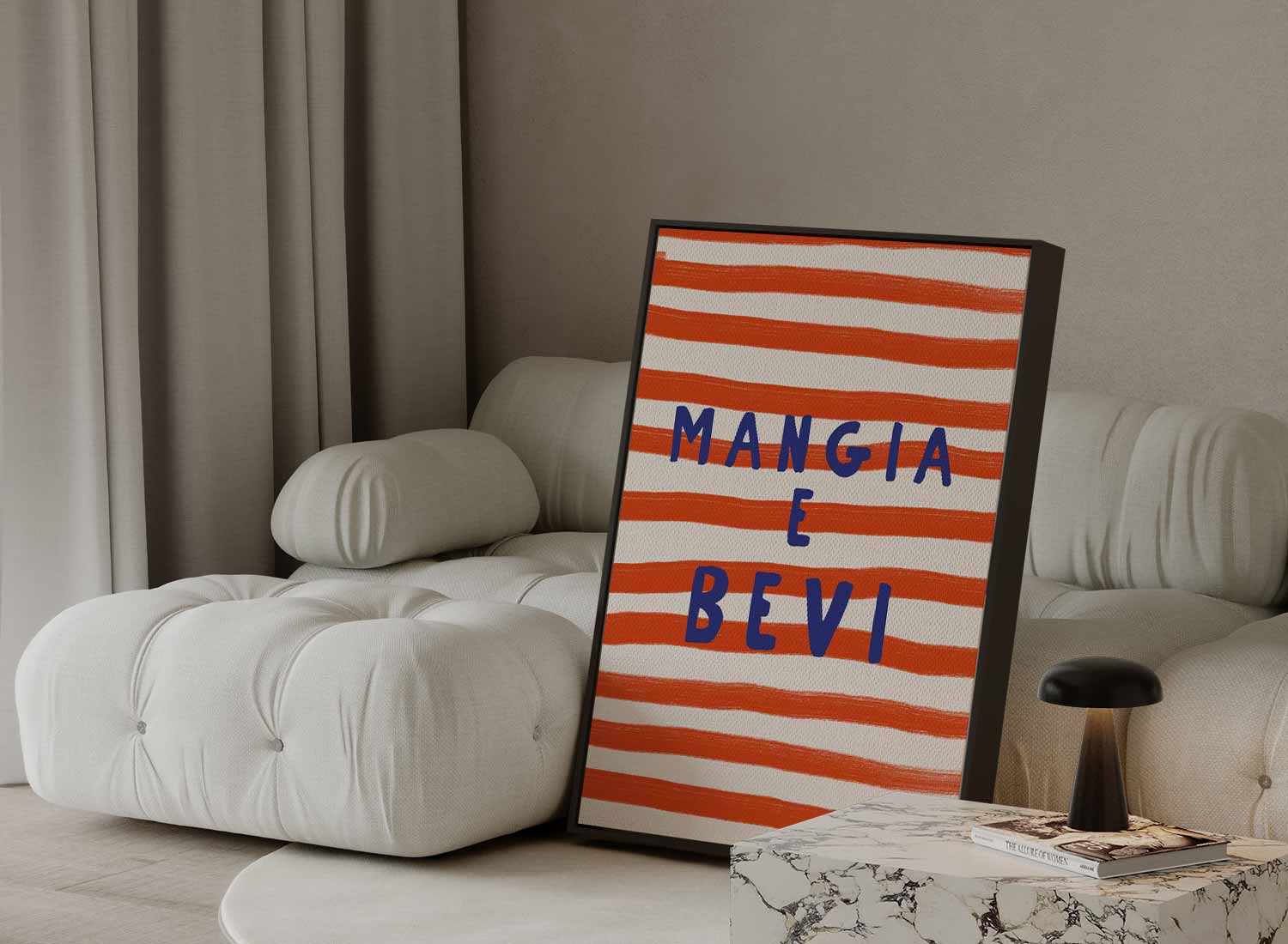 Mangia e Bevi Kunstwerk-canvas-dibond-plexiglas-wanddecoratie-WallArtistic