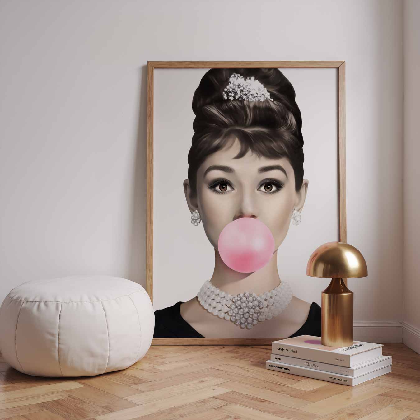 Stijlvolle Elegantie met een Knipoog Poster-WallArtistic