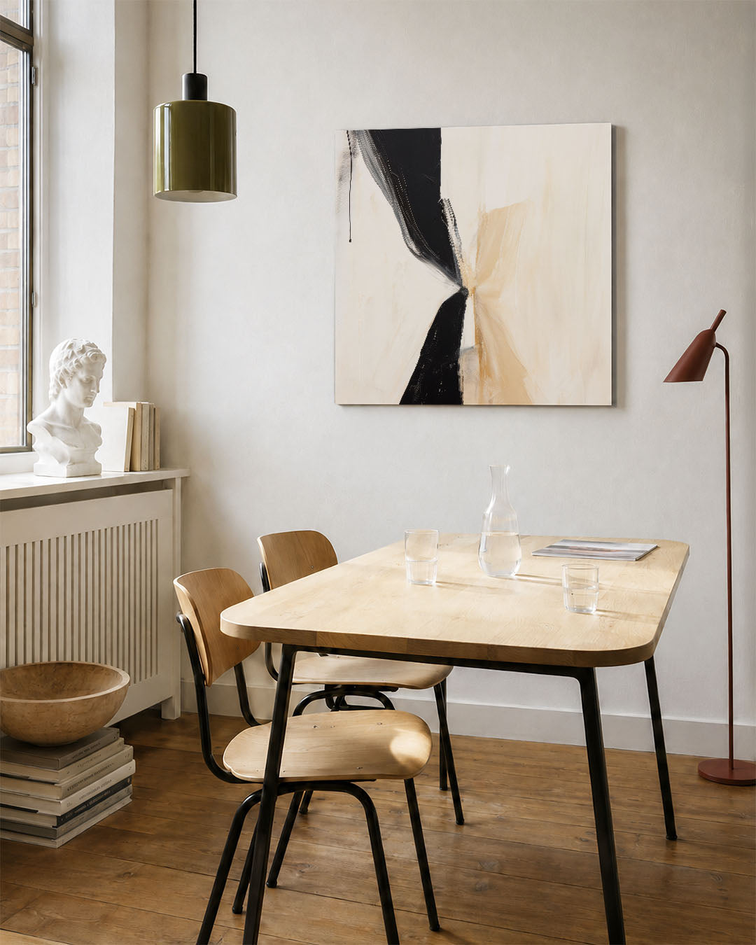 Dynamische vormen Kunstwerk