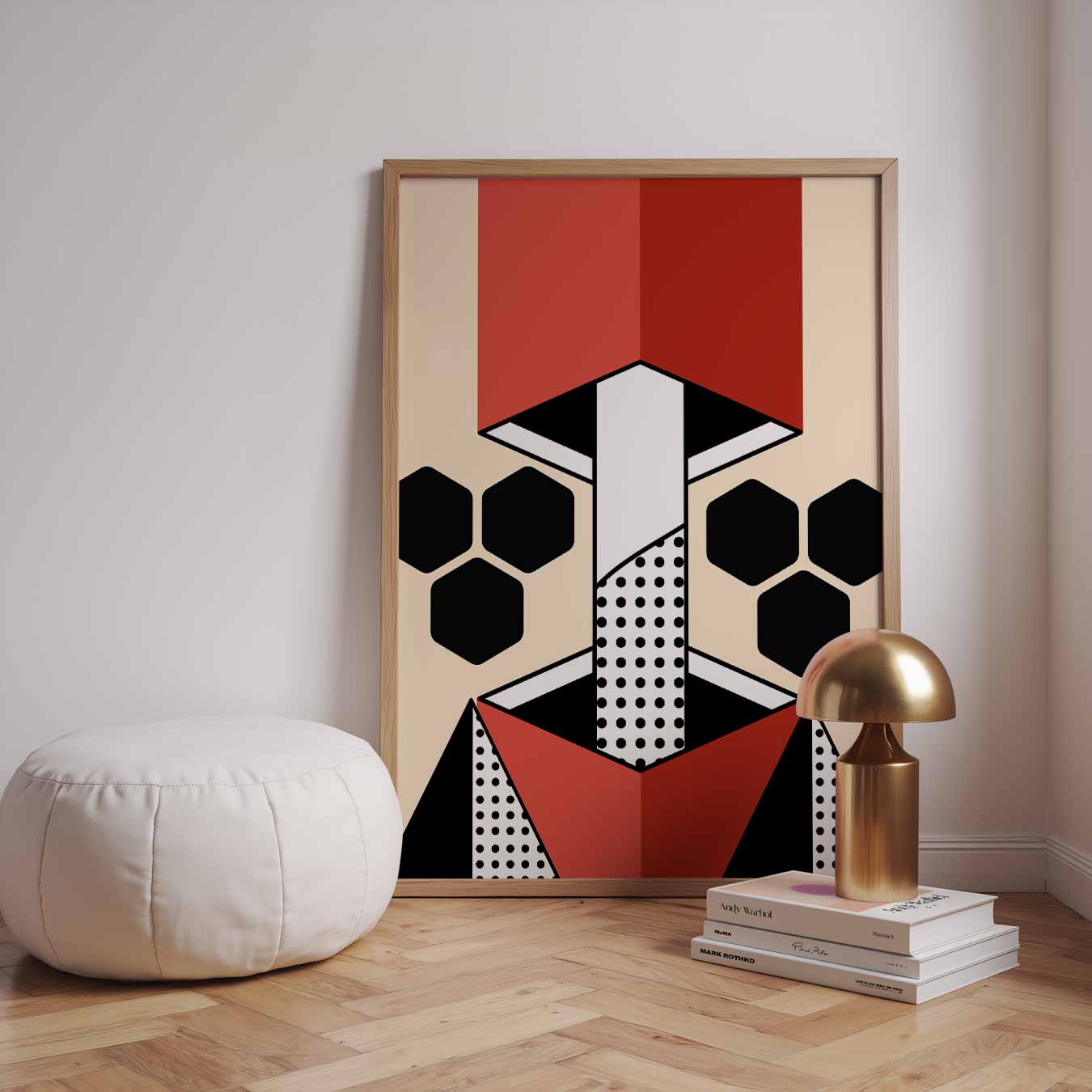 Abstracte Geometrische Kunstposter