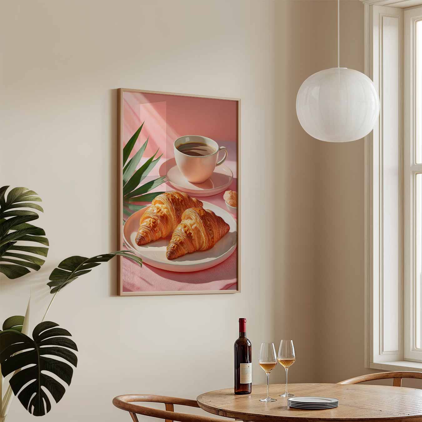 Ontspannen Ontbijt Poster-WallArtistic