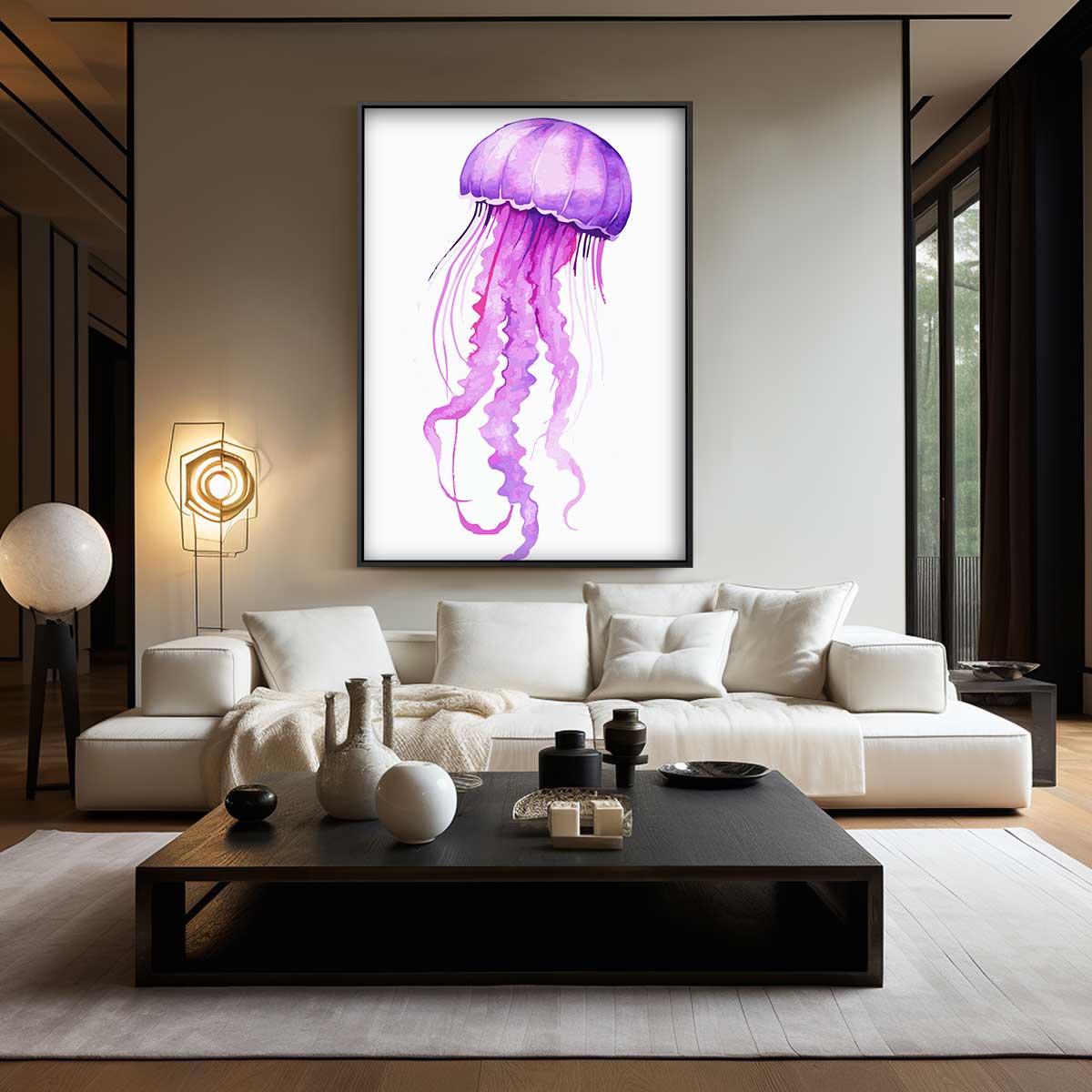 Magische Medusa Kunstwerk-canvas-dibond-plexiglas-wanddecoratie-WallArtistic