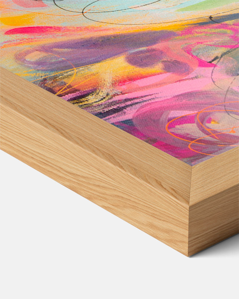 Abstracte Kleurenexplosie Poster-WallArtistic