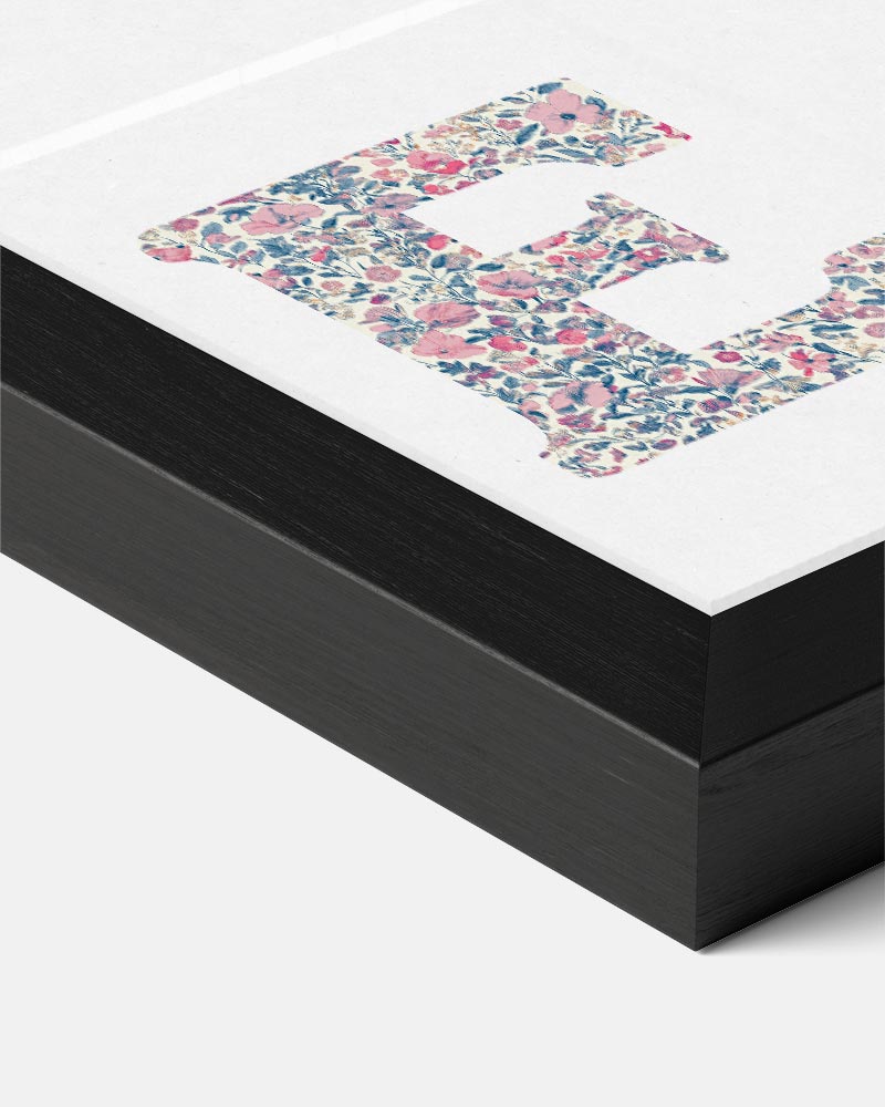 Bloemen & Letters Poster
