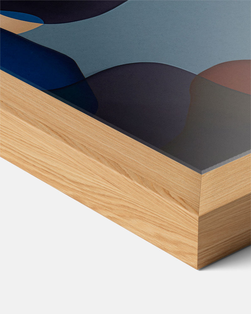 Abstracte Kleurenpracht Wanddecoratie Poster-WallArtistic