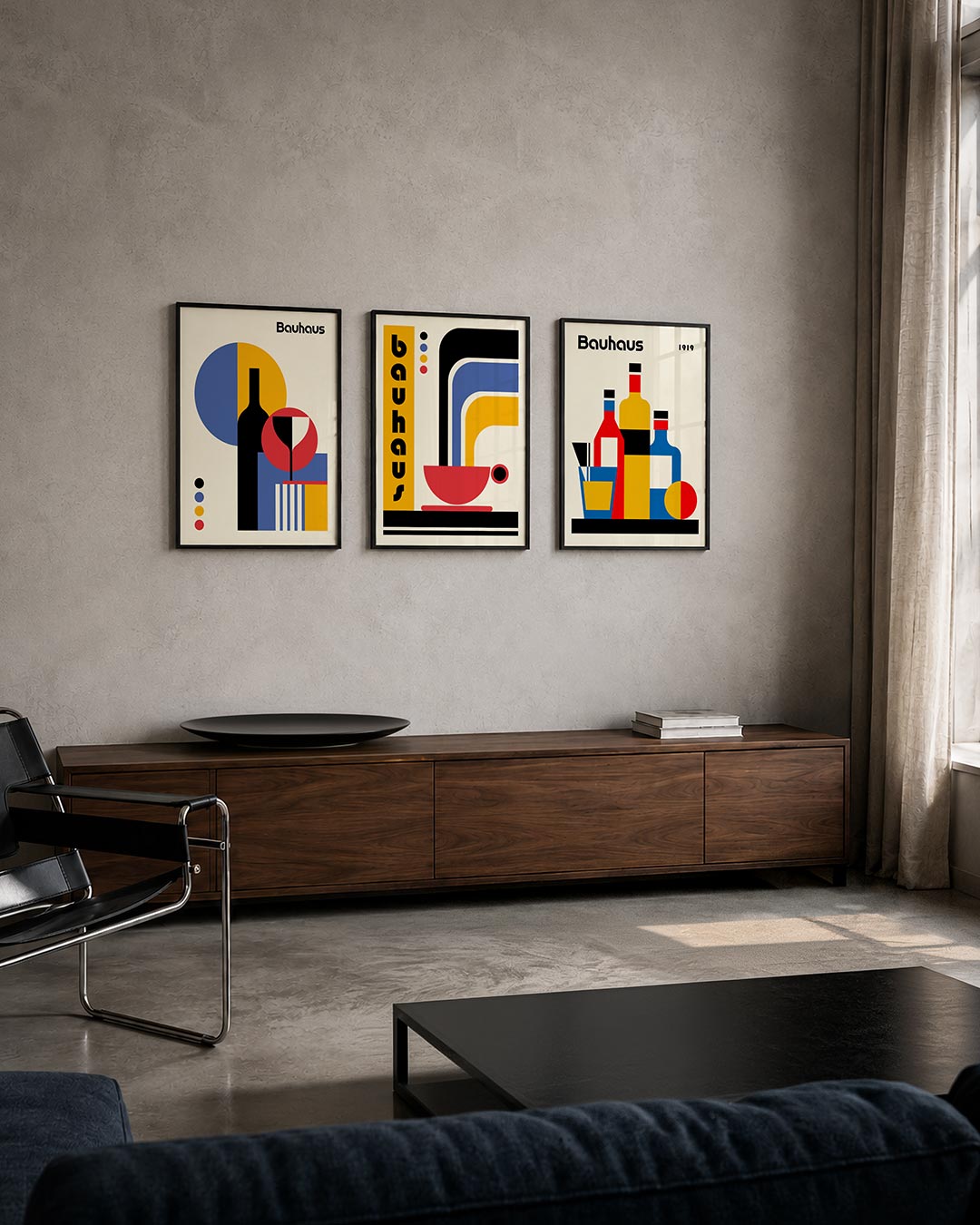 Vormen en kleurvlakken Posterset