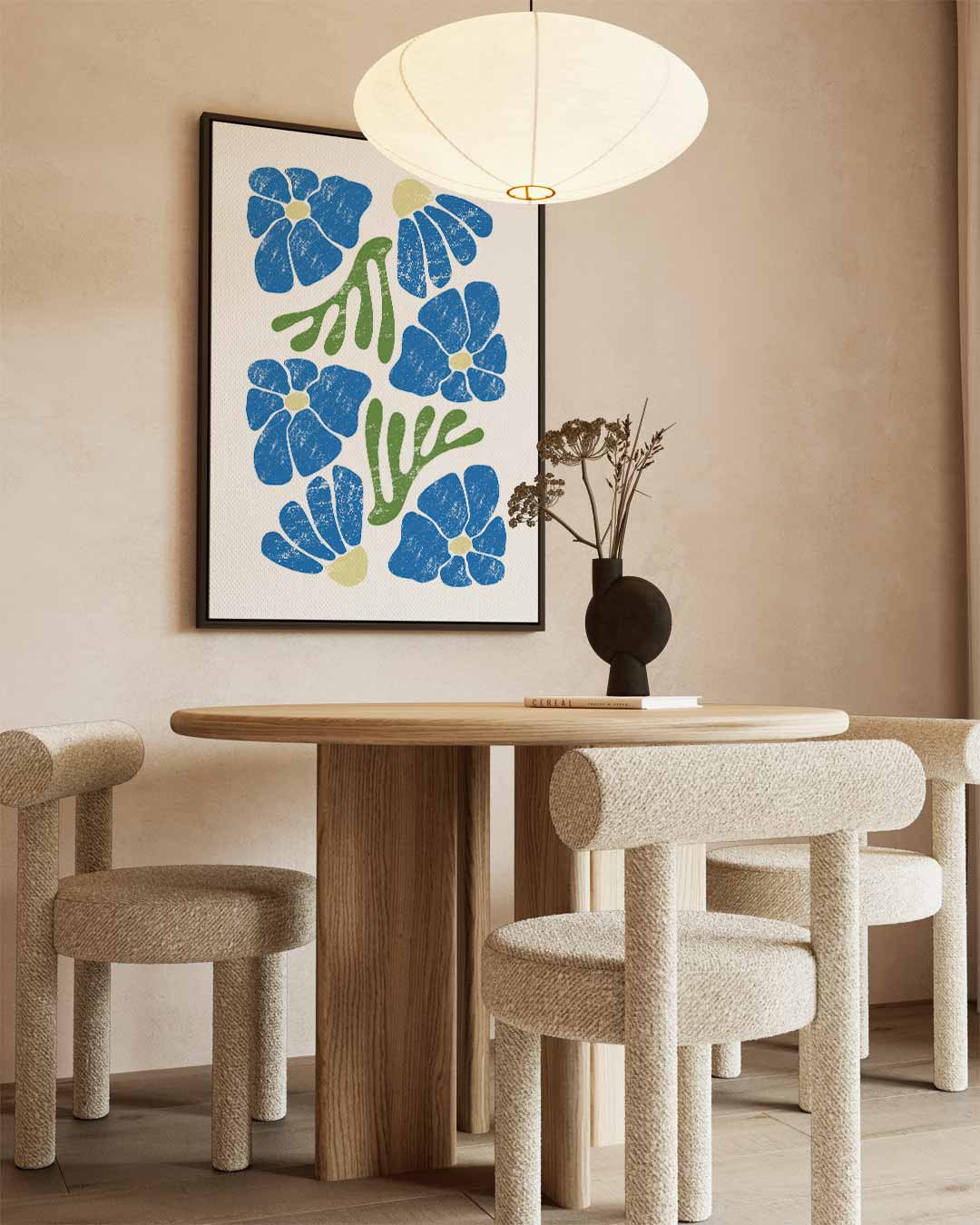 Bloemrijke Vreugde Kunstwerk-canvas-dibond-plexiglas-wanddecoratie-WallArtistic