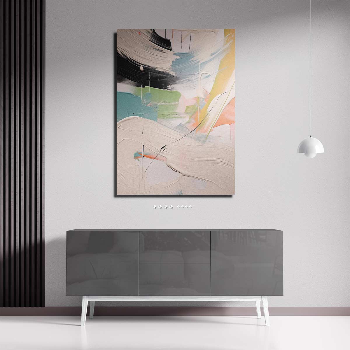Kleurenstorm in Beweging Kunstwerk-canvas-dibond-plexiglas-wanddecoratie-WallArtistic