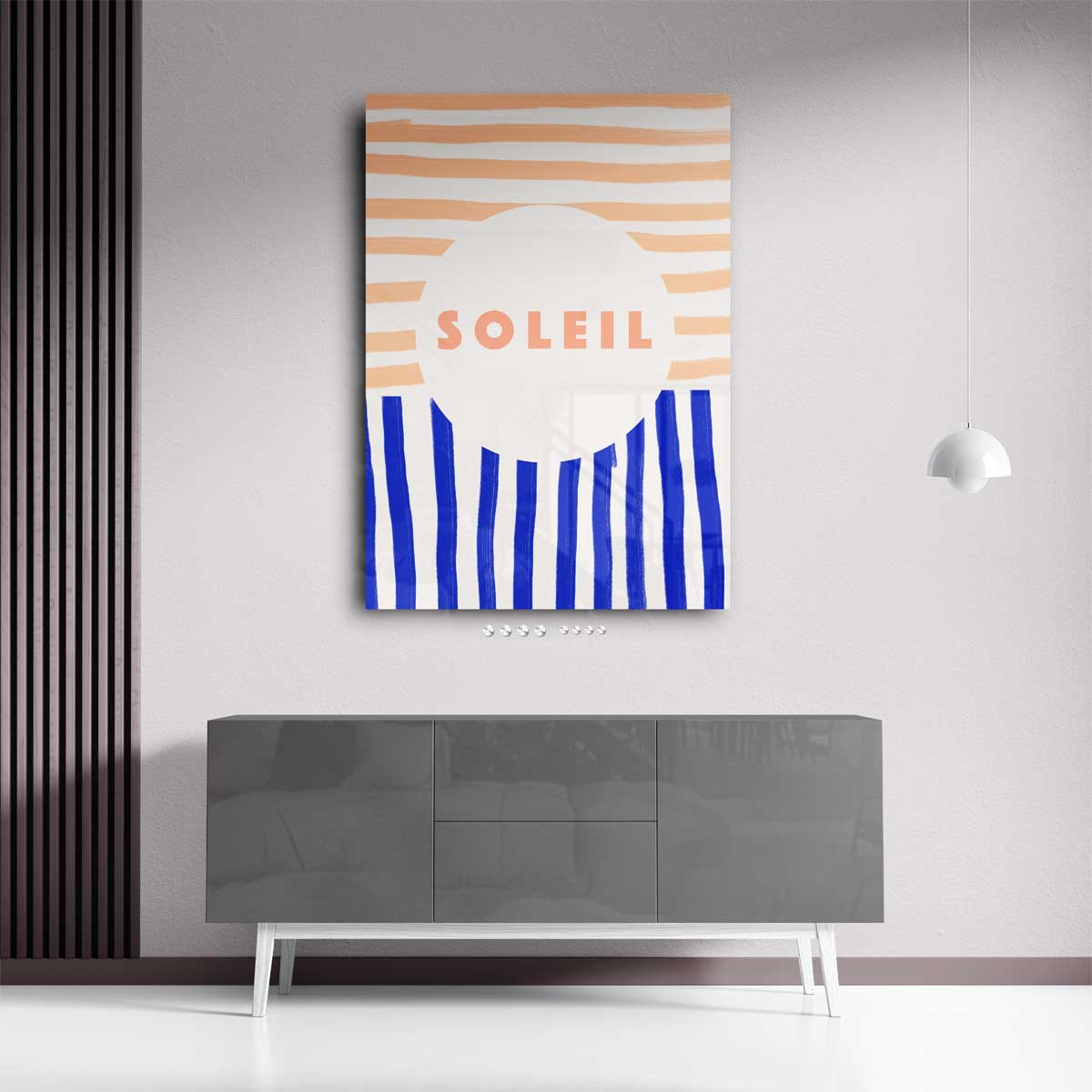Zomerstrepen Kunstwerk-canvas-dibond-plexiglas-wanddecoratie-WallArtistic