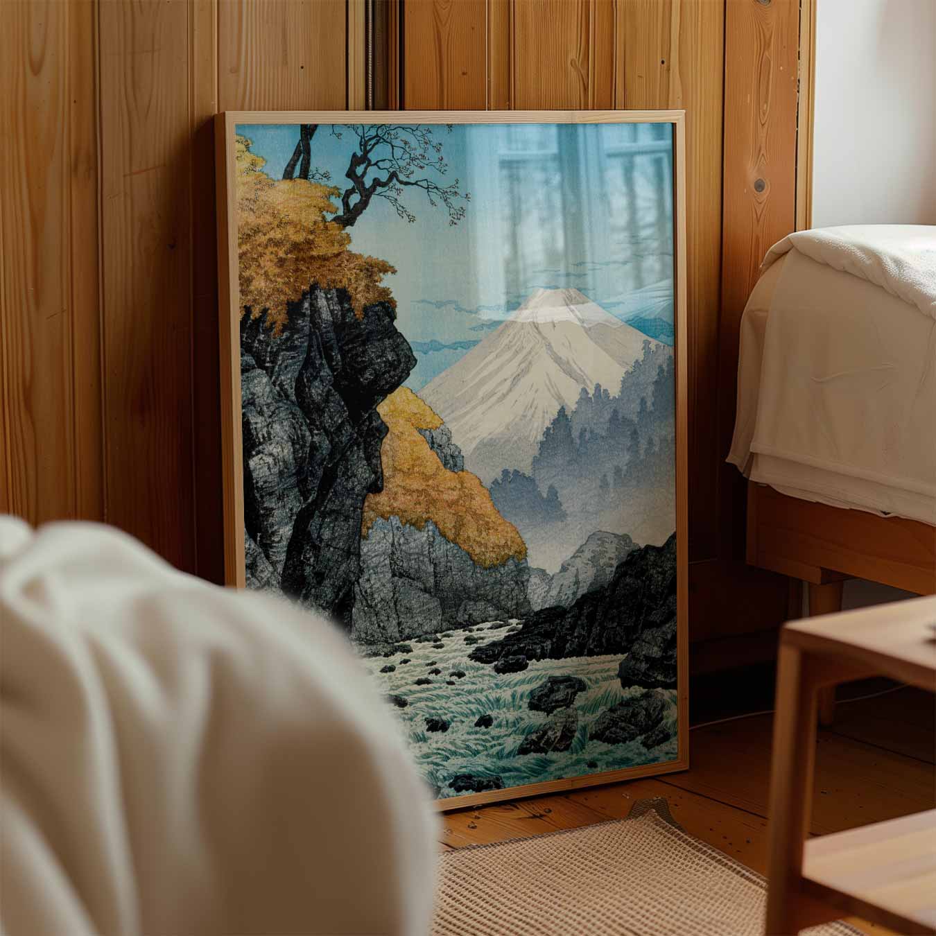 Japanese Mountain Landscape Poster-WallArtistic