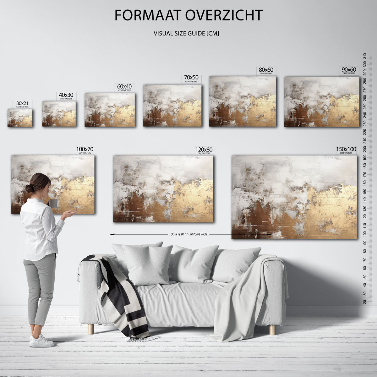 Abstracte textuur Poster