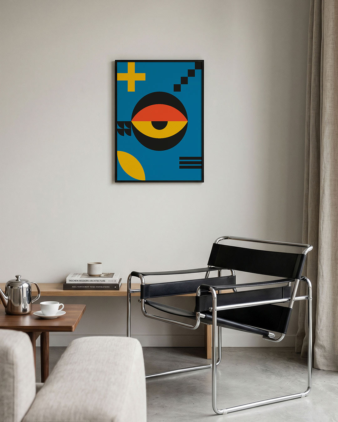 Vormen en kleurvlakken Poster