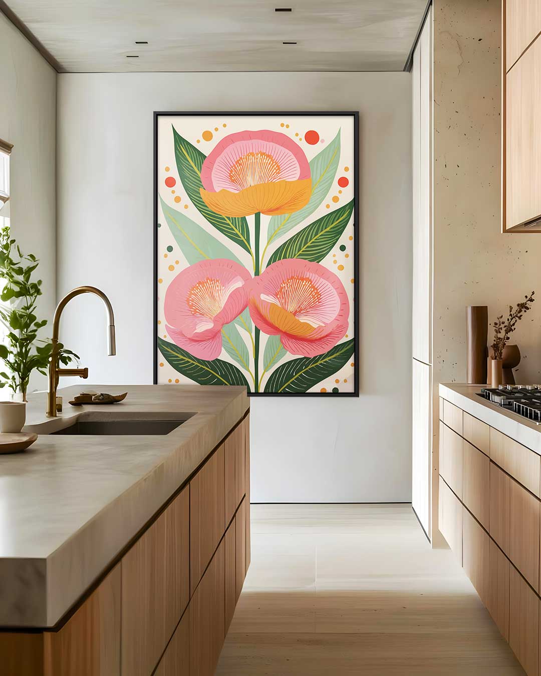 Bloemenpracht in Kleur Kunstwerk-canvas-dibond-plexiglas-wanddecoratie-WallArtistic