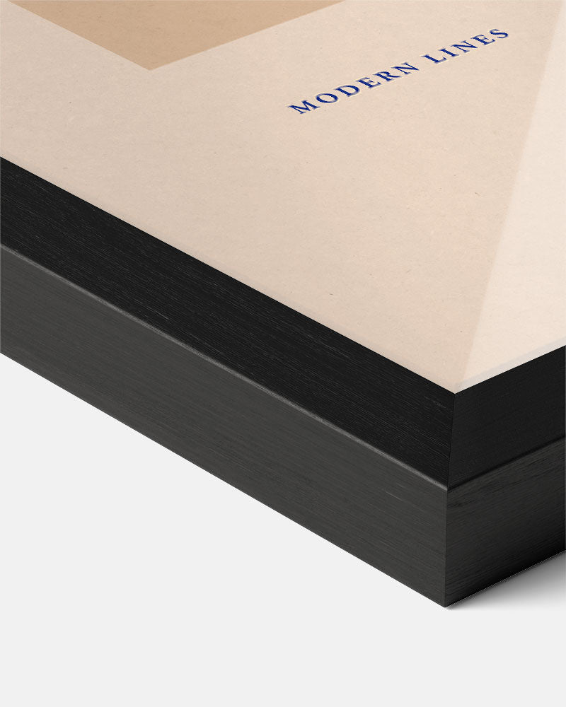 Moderne Peer Lijntekening Poster-WallArtistic