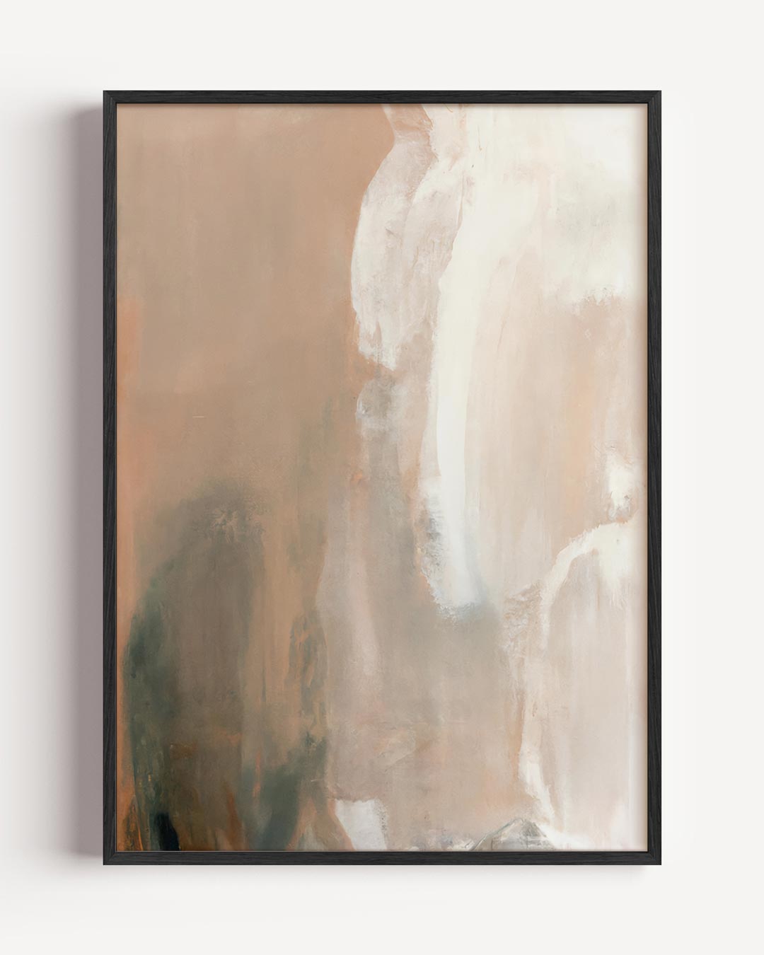 Abstracte Beige Kleurenmix Poster-WallArtistic