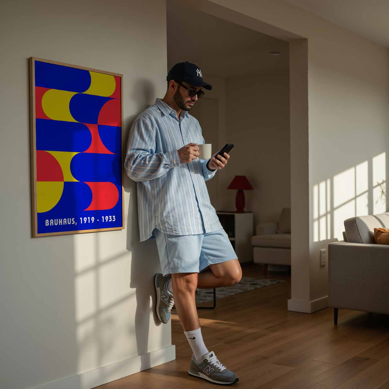 Bauhaus Kleurenexplosie Poster-WallArtistic