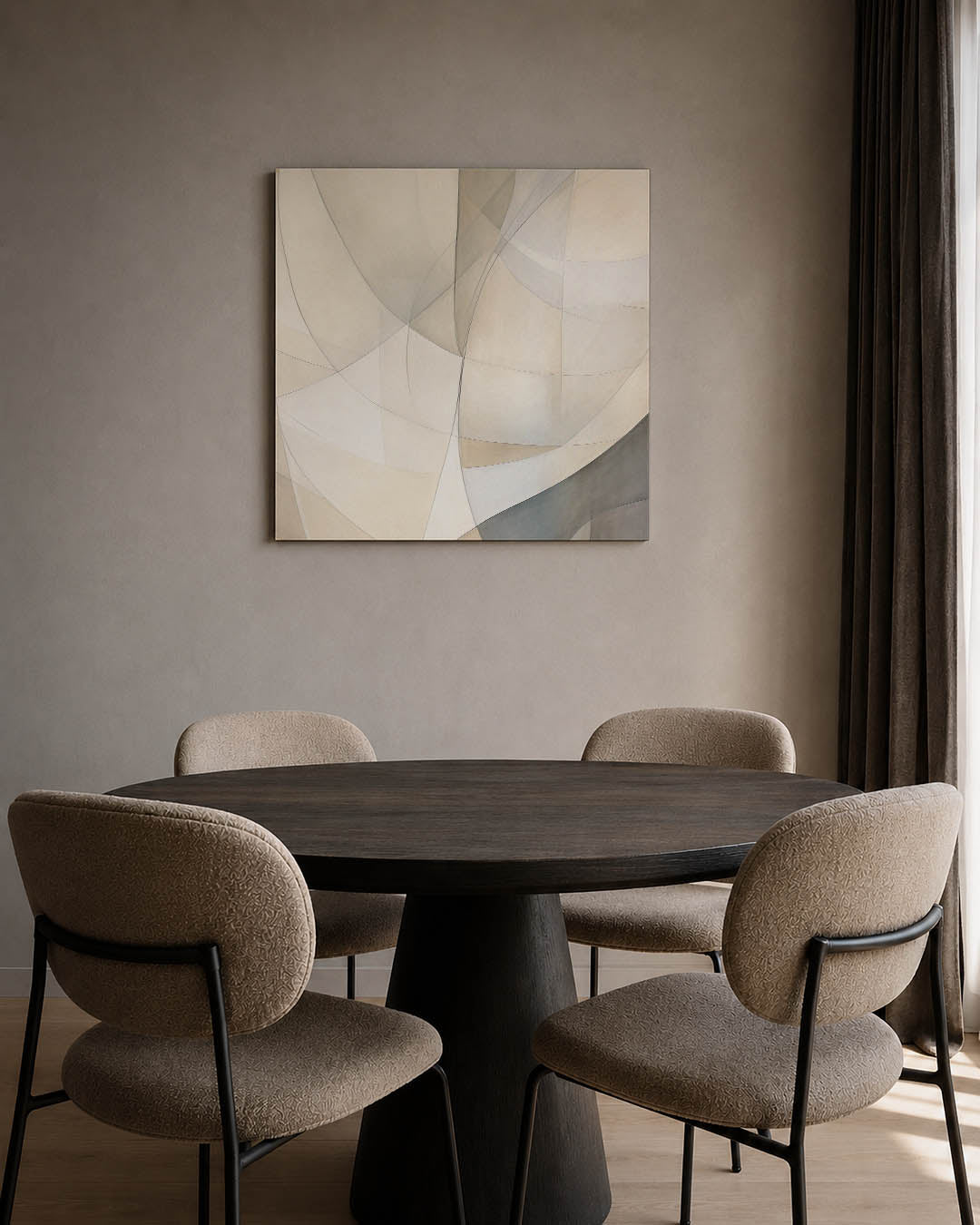 Organische lijnvormen Kunstwerk