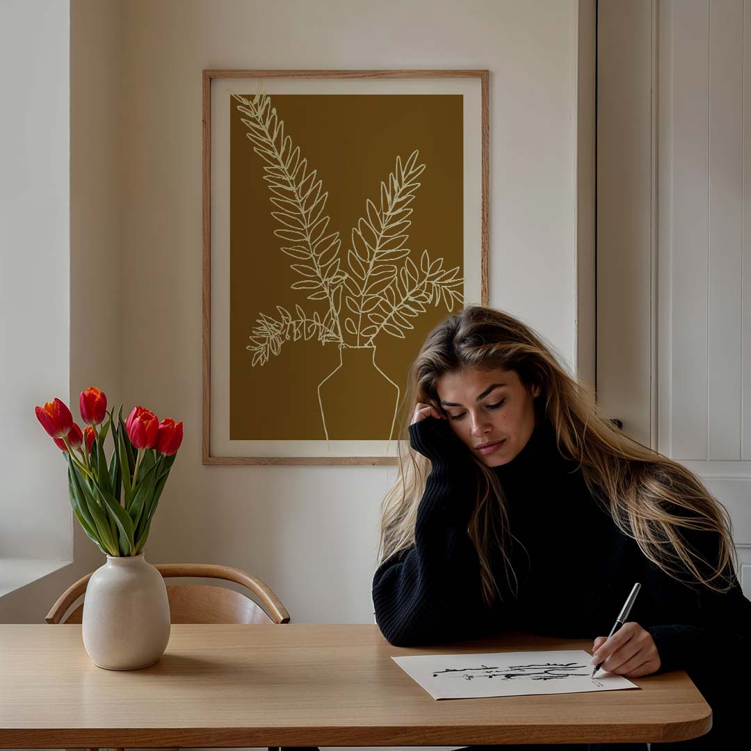 Minimalistische Botanische Poster-WallArtistic