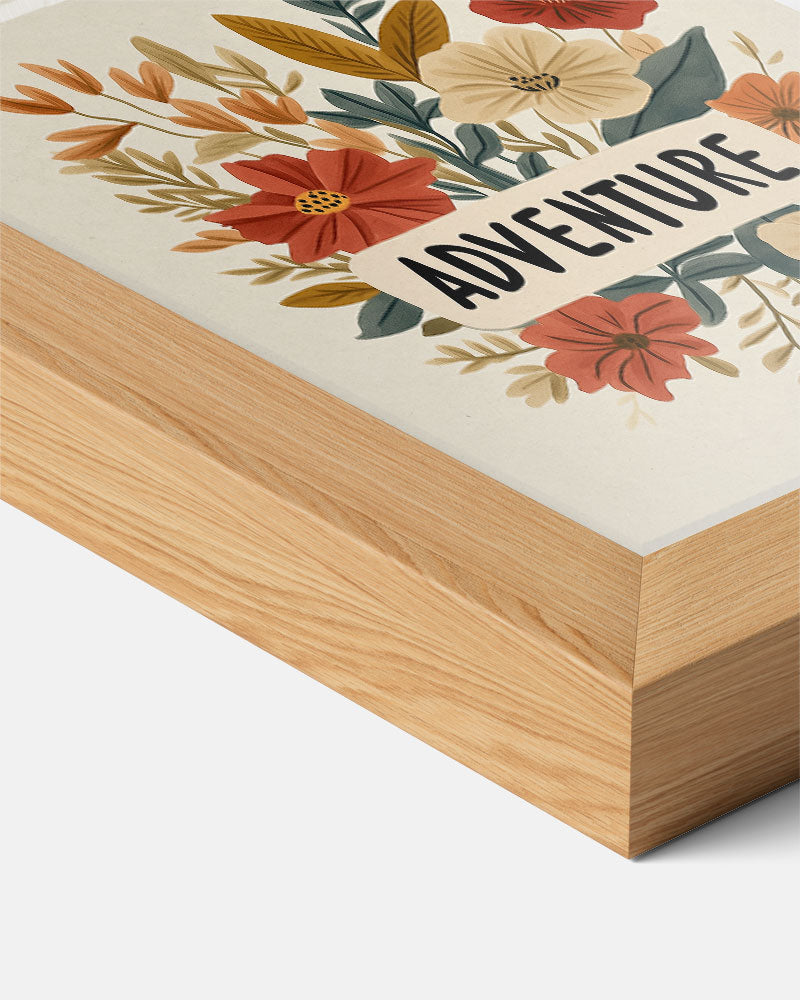 Bloemen en Avontuur Poster