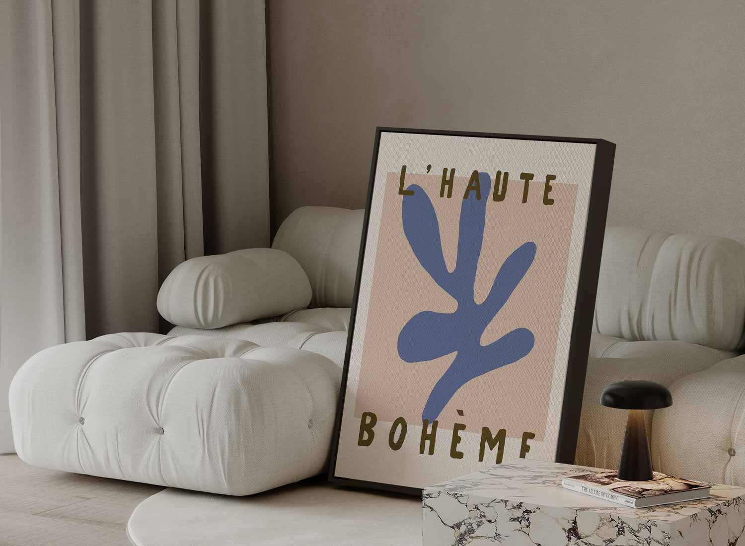 Moderne Boheemse Kunstprint Kunstwerk-canvas-dibond-plexiglas-wanddecoratie-WallArtistic