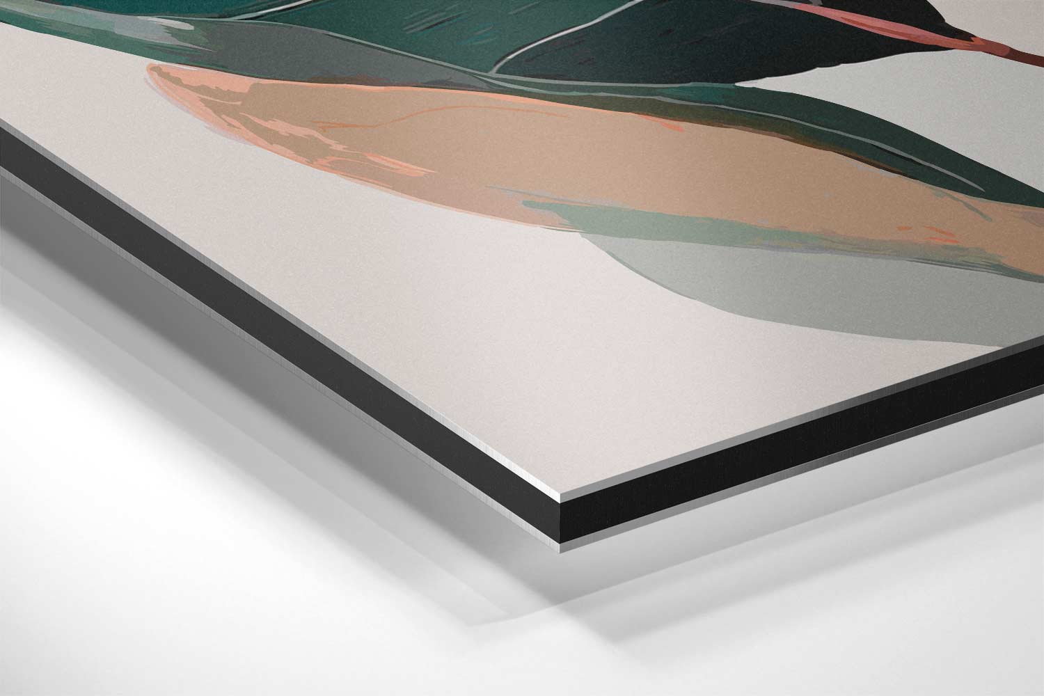 Kleurrijke Bladeren Kunstwerk-canvas-dibond-plexiglas-wanddecoratie-WallArtistic