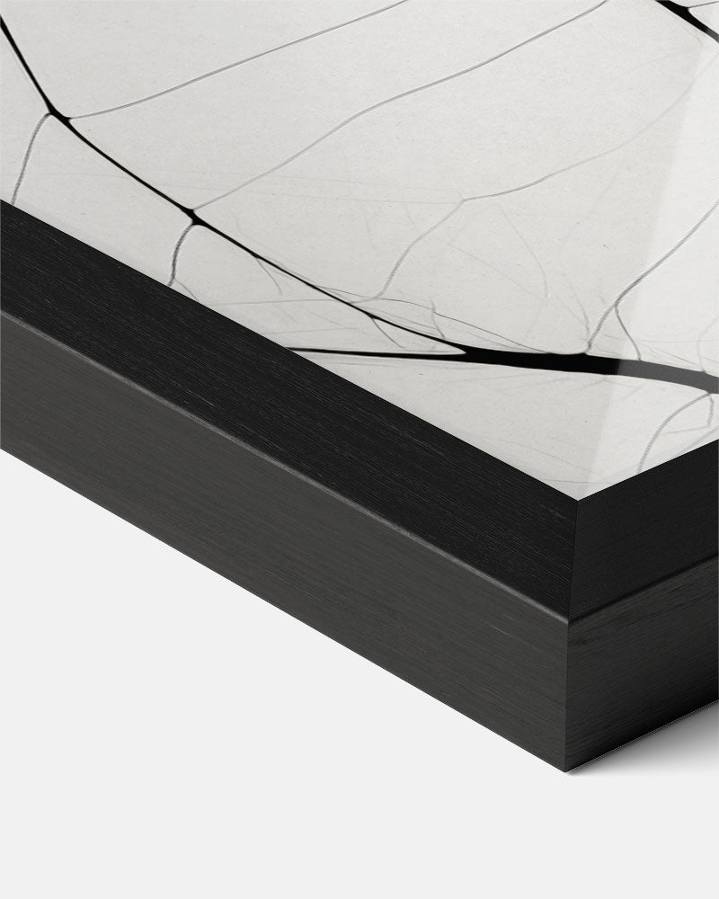 Elegante Zwart-Wit Lijnkunst Poster-WallArtistic