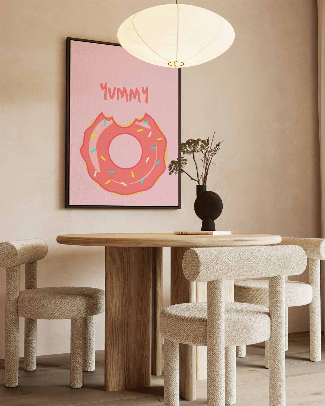 Donut Droom Kunstwerk-canvas-dibond-plexiglas-wanddecoratie-WallArtistic
