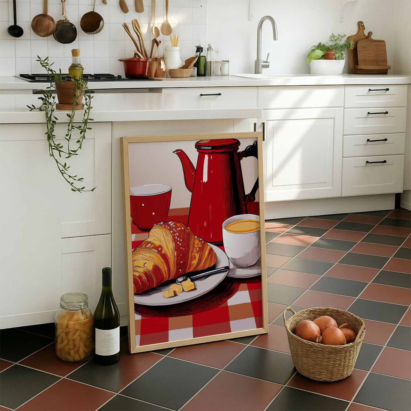 Franse Ontbijt Sfeerposter