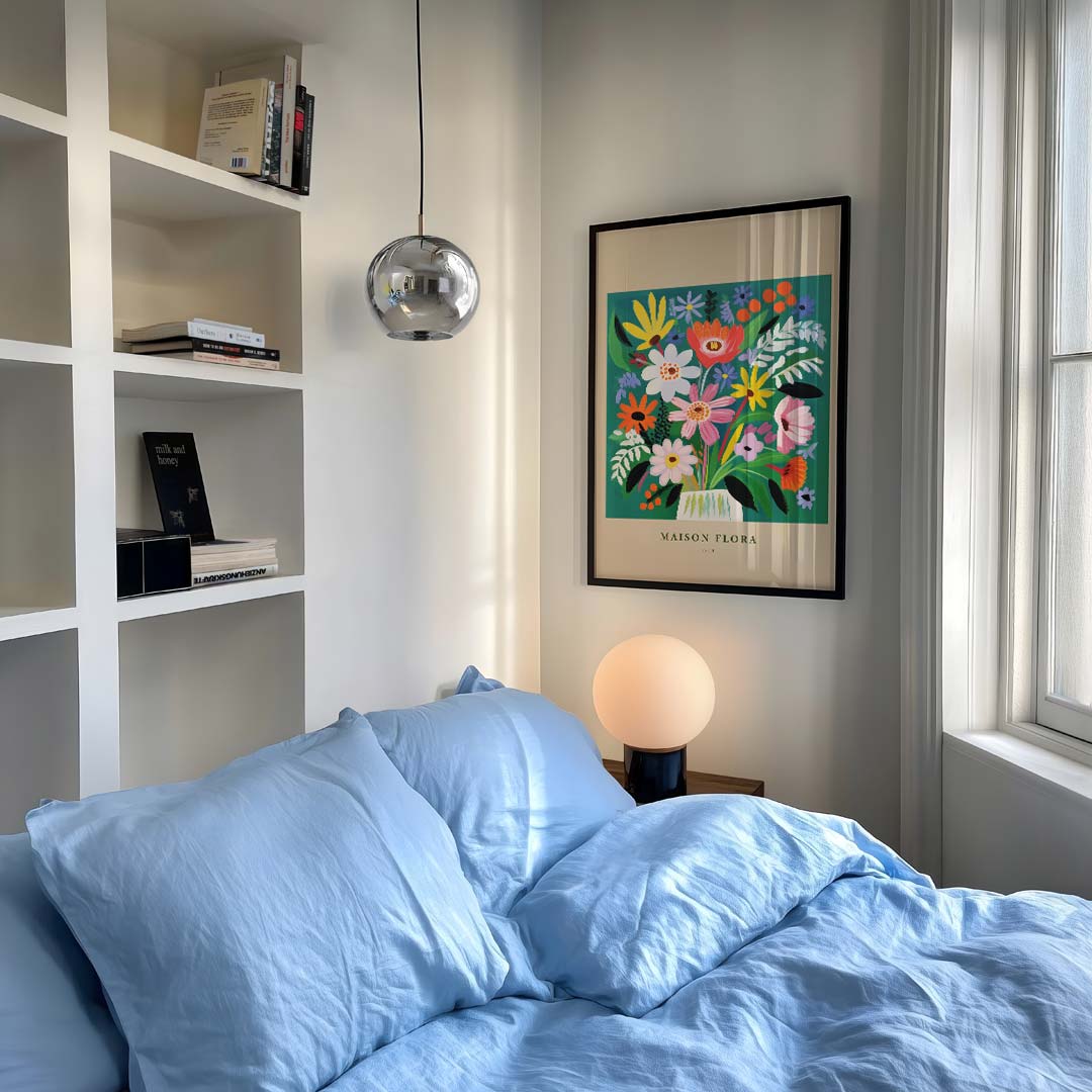 Vrolijke Bloemen Compositie Poster-WallArtistic