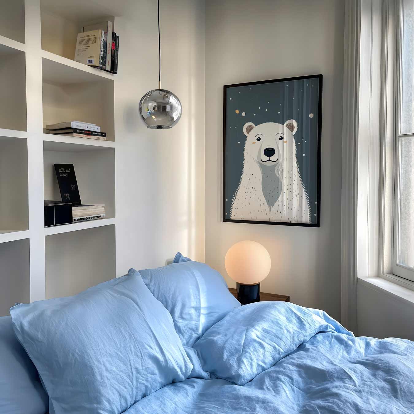 Schattige IJsbeer Illustratie Poster