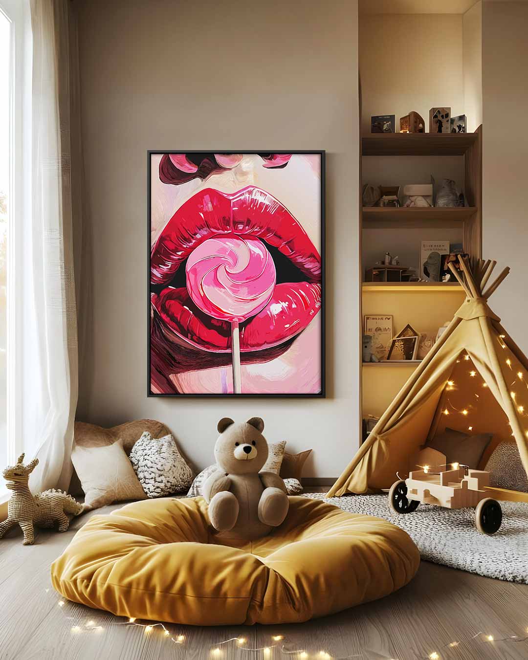 Zoete Verleiding Kunstwerk-canvas-dibond-plexiglas-wanddecoratie-WallArtistic