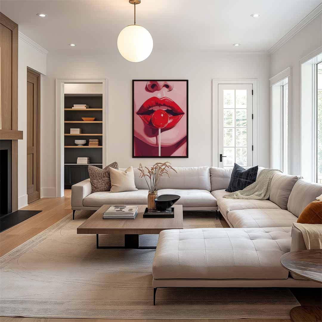 Pop Art Lolly Delight Kunstwerk-canvas-dibond-plexiglas-wanddecoratie-WallArtistic