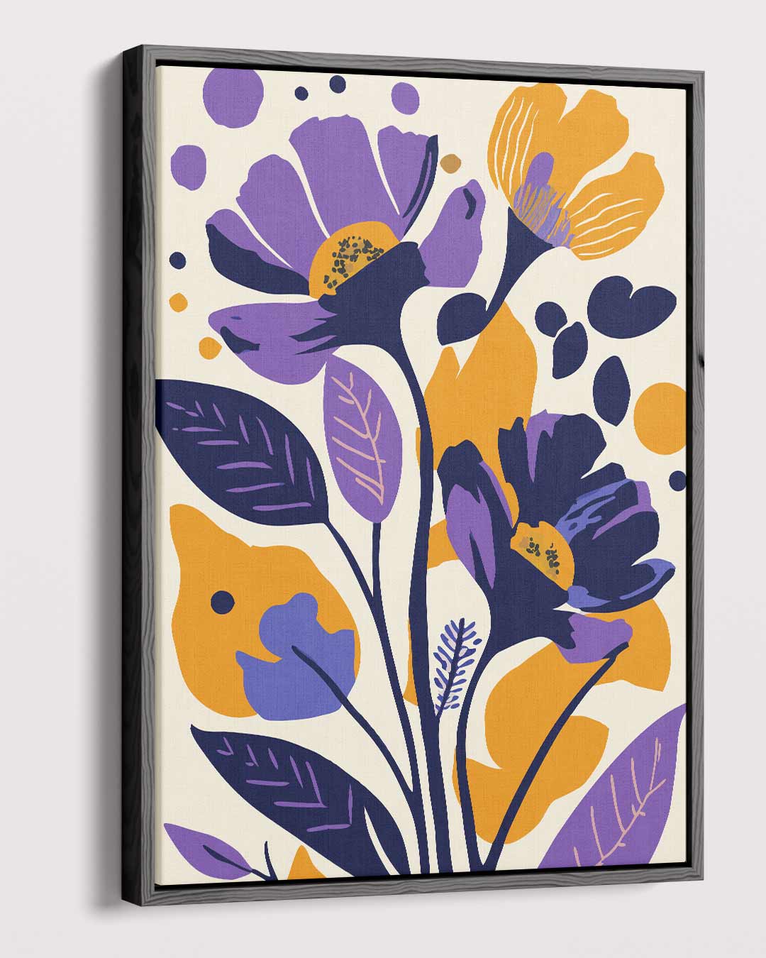 Vrolijk Bloemenfeest Kunstwerk-canvas-dibond-plexiglas-wanddecoratie-WallArtistic