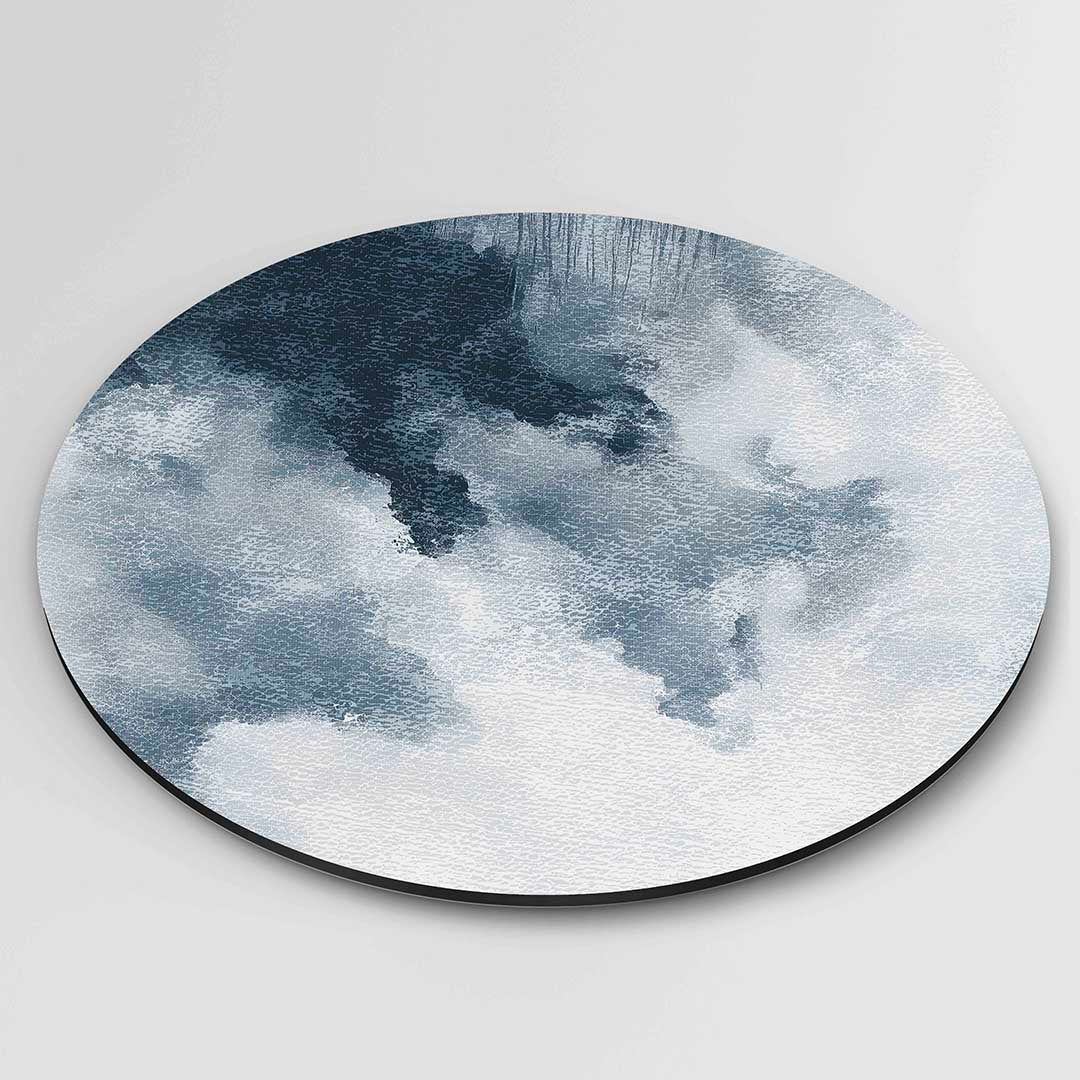 Abstracte wolken Muurcirkel