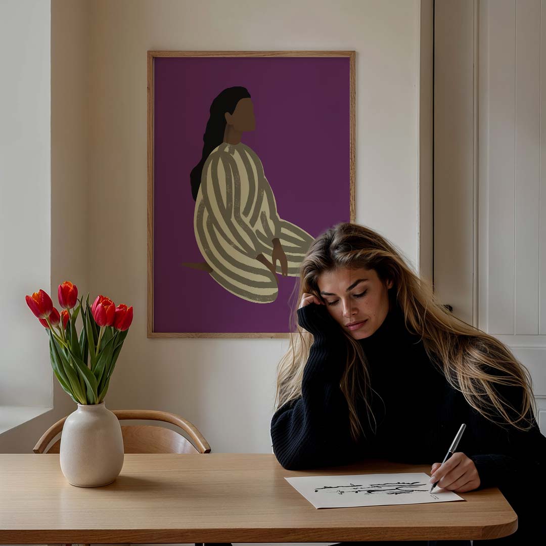 Stijlvolle Abstracte Kunstposter-WallArtistic