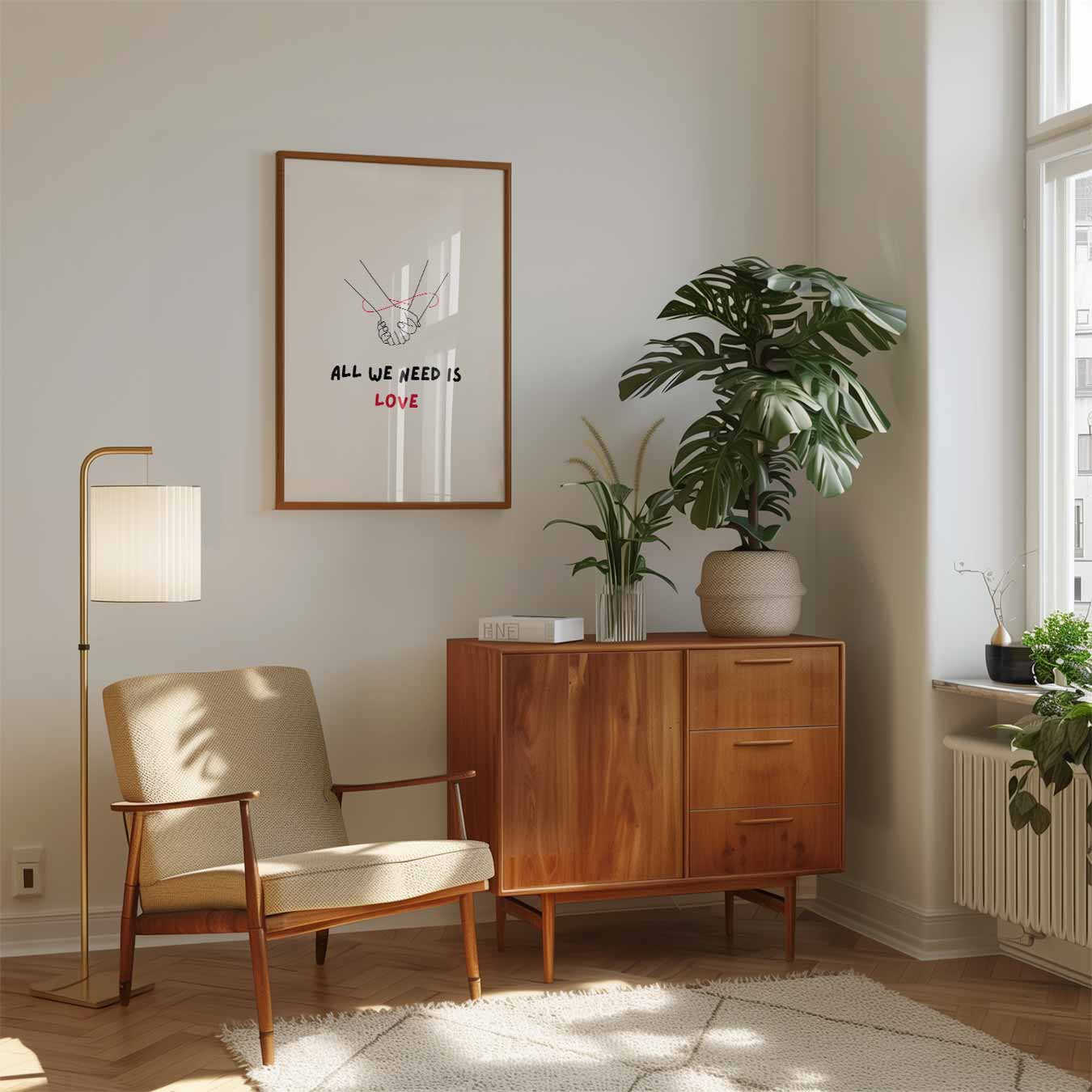 All We Need is Love Poster-WallArtistic