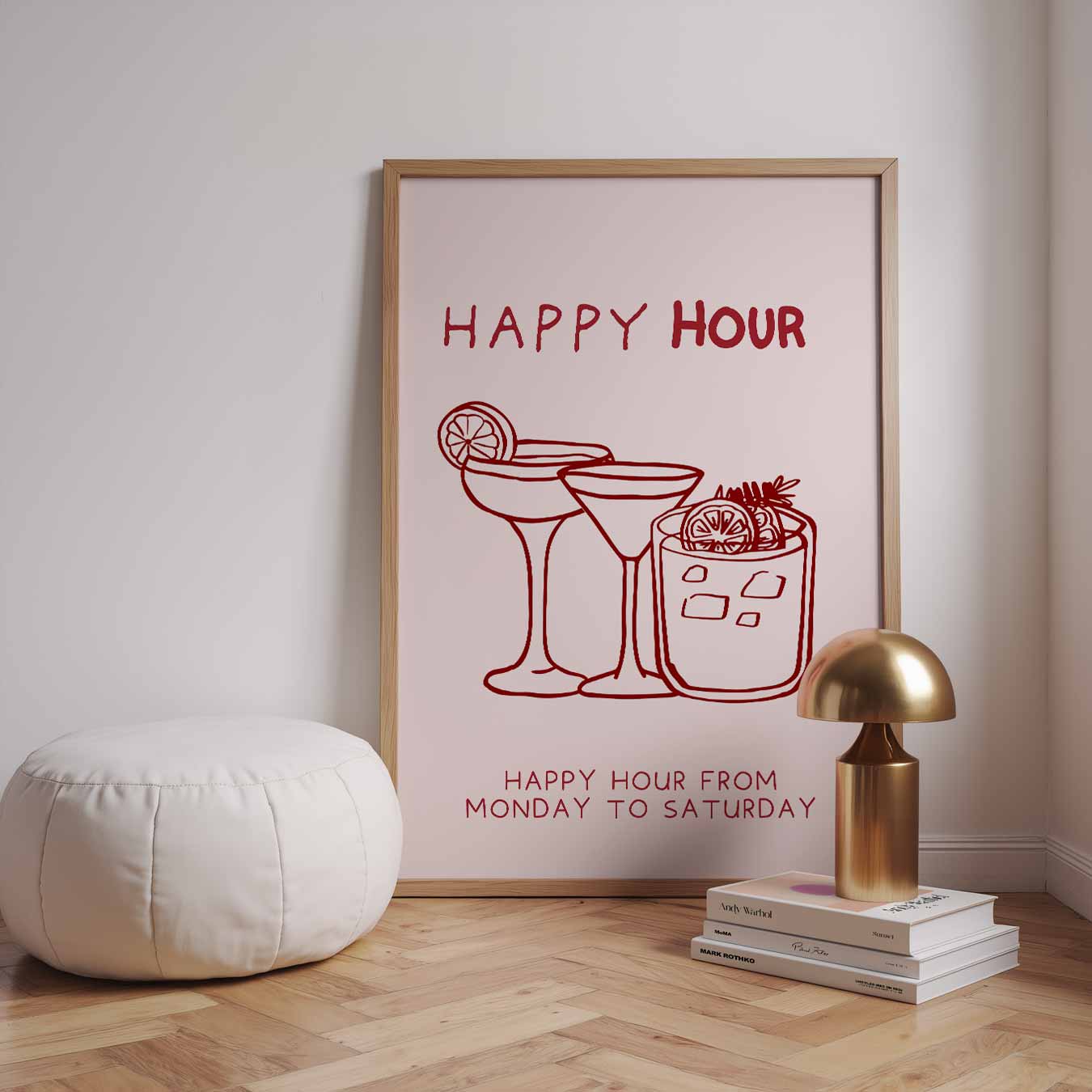 Gezellige Happy Hour Poster